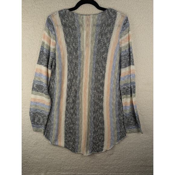Tribekka 44 Multicolor Striped Sweater - Size Large - Picture 6 of 6
